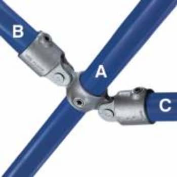 1"  Dobbelt drejemuffe  KEE KLAMP