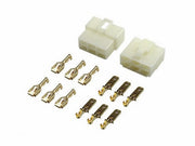 Isoleret spadestiksæt til ledningsmont. - 6P 6,3mm han/hun