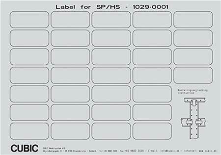 32 SPROSSELABEL, ARK, IP54 OG TYPE 12