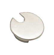 Bord-kabelgennemføringsflange - Børstet stål, Ø35mm