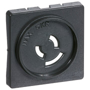 Fuga Afdækning lampestikkontakt 50x50 koksgrå