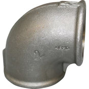 1.1/2" Sort vinkel 90° muffe/muffe