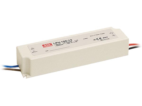 LED strømforsyning - 12Vdc / 8,5A / 102W (IP67)