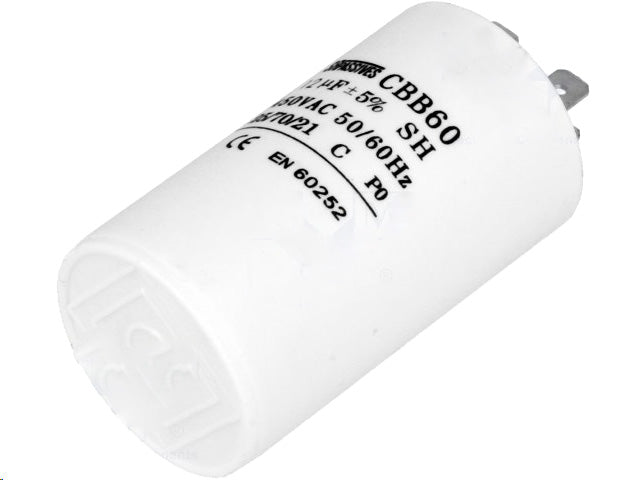 MOTOR kondensator - 40uF / 450V, Spadestik