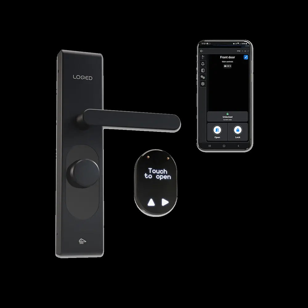 SHELLY LOQED TOUCH SMART LOCK BLACK