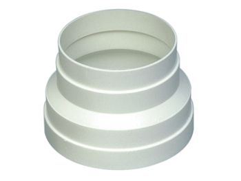 Reduktionsadapter til flexslange - 125-100mm