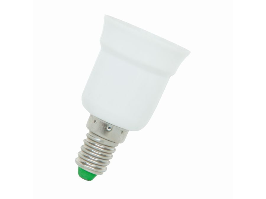 Pæresokkel adapter - E14 til E27
