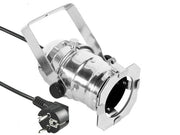 PAR16 lampehus - GU10, kabel m. stik, Blank alu.