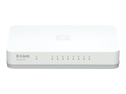 Gigabit Ethernet switch - 8 porte, 1000Mbps, Hvid (uskærmet)