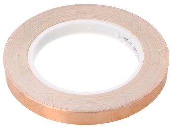 Selvklæbende kobbertape - B12mm x L33m