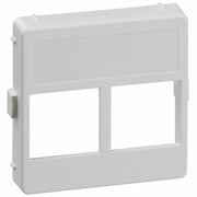 LK Fuga dataudtag til 2xActassi RJ45 1m - lysegrå