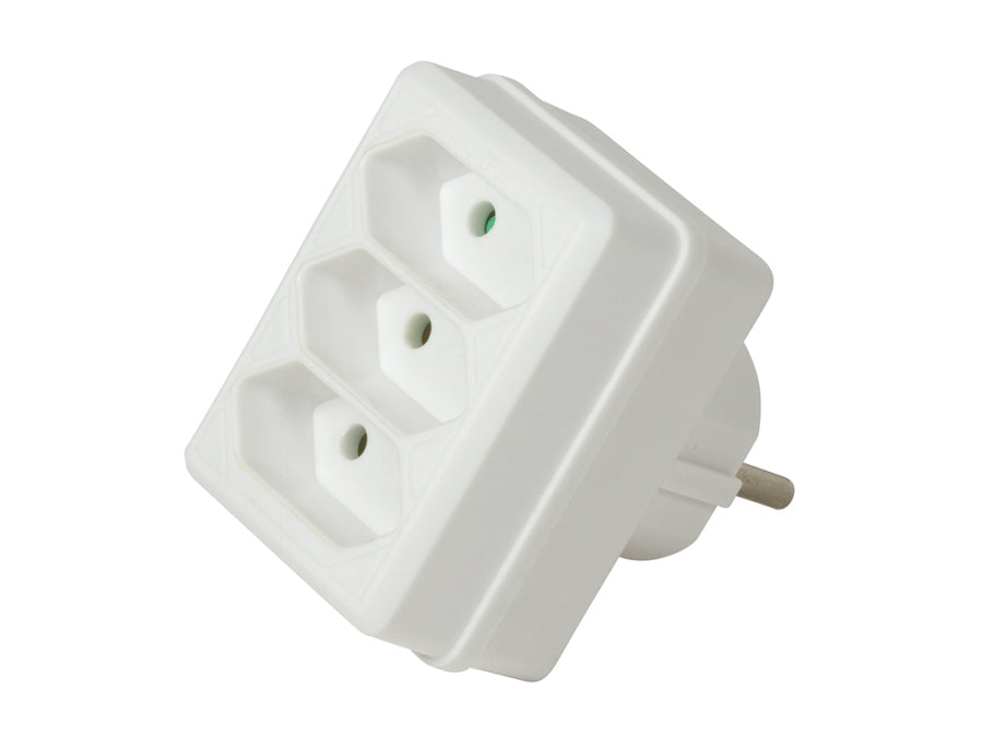 Netstikforgrener - Han til 3 x Euro hun, Hvid