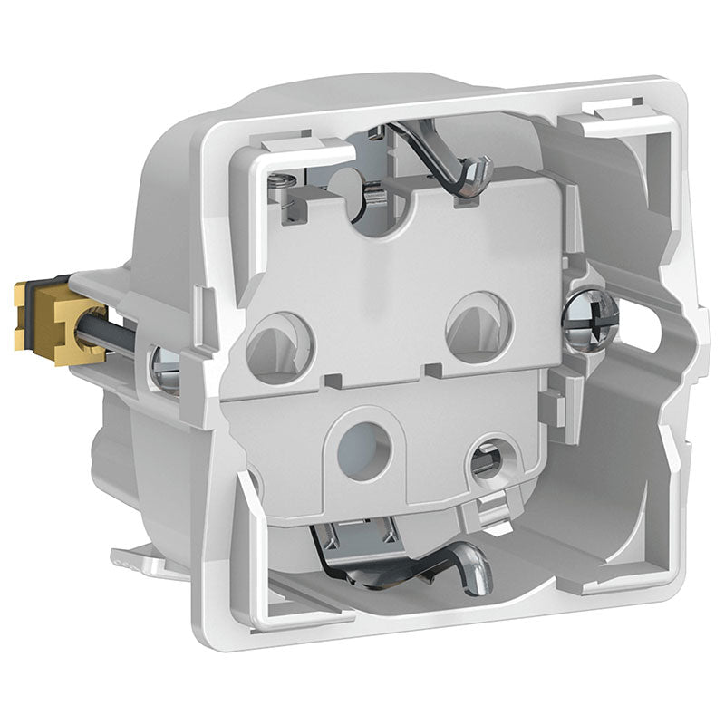 LK Fuga stikkontakt med sidejord 1m - uden afdækning