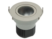 LED indbygningsspot - 230V / 6W Rund hvid kip, Varm Hvid