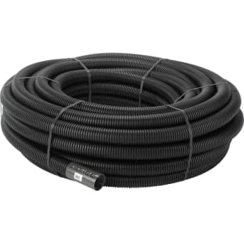 Uponor 110/98 mm PE-drænrør, 50 m, sort