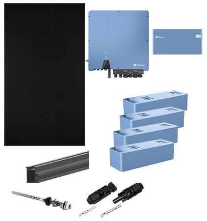 8,40KWP SOLPAKKE ETERNIT SOLPLANET 10KWH