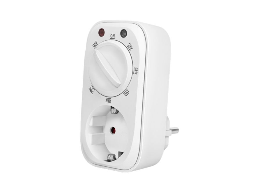 Mekanisk timer til stikkontakt - 230Vac, 7 funktioner, IP20