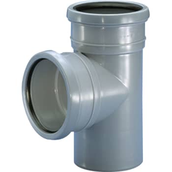 32 x 32 mm x 87,5° Grenrør afløb hvid PP