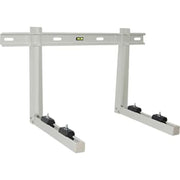 Vægbeslag til udendørs del med vibrationsdæmper og vaterpas