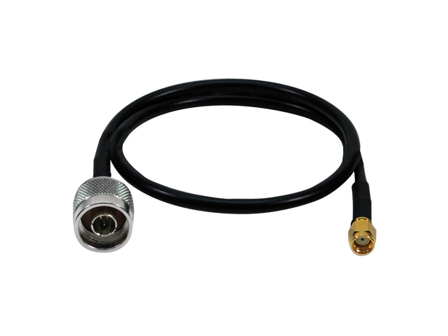 Wi-Fi forlængerkabel - N-stik han til RP-SMA han (0,5m)