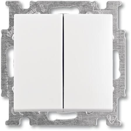 B55 TRYKKONTAKT, BLANK HVID