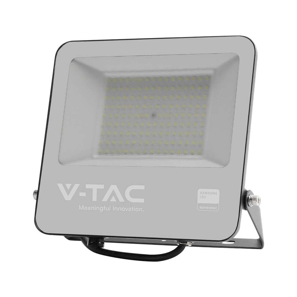V-Tac 100W LED projektør, Samsung LED chip, 135lm/W, udendørs, IP65, 5 års garanti