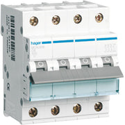 Automatsikring 3-pol+N 6KA C-10A 4 modul