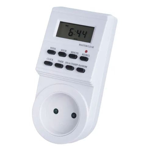 Stikkontaktur uge digital U/J