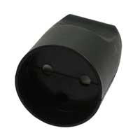 Forlængerled u/jord m/blindhul sort