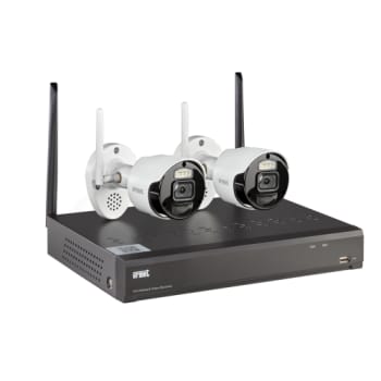 1098/820 WiFi Kit, NVR 8CH, med 2 stk. WiFi 2M kamera m/sirene
