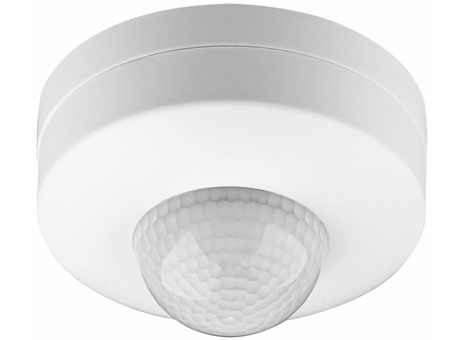 PIR bevægelsessensor - 230V/1200W 360° loft, LED ready, Hvid