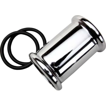 32 mm Forkromet dobbeltmuffe