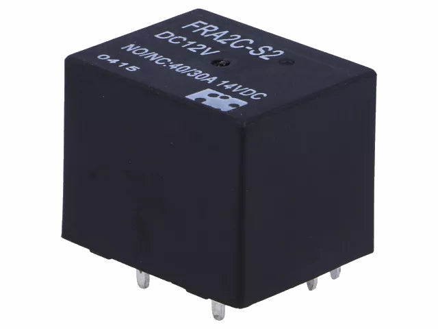 Autorelæ - 12Vdc 30A, 1 x skifte (SPDT), 7-ben