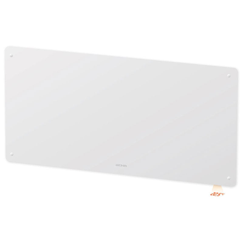 Smartovn varmepanel m. Wi-Fi og glasfront 1000W 230V