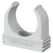 Rørholder til plastrør 20 mm. lysegrå