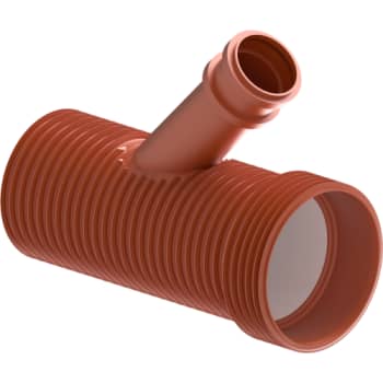 Uponor Double/Rib2 450 x 160 mm 45 gr. PP-grenrør, u/gummiringe