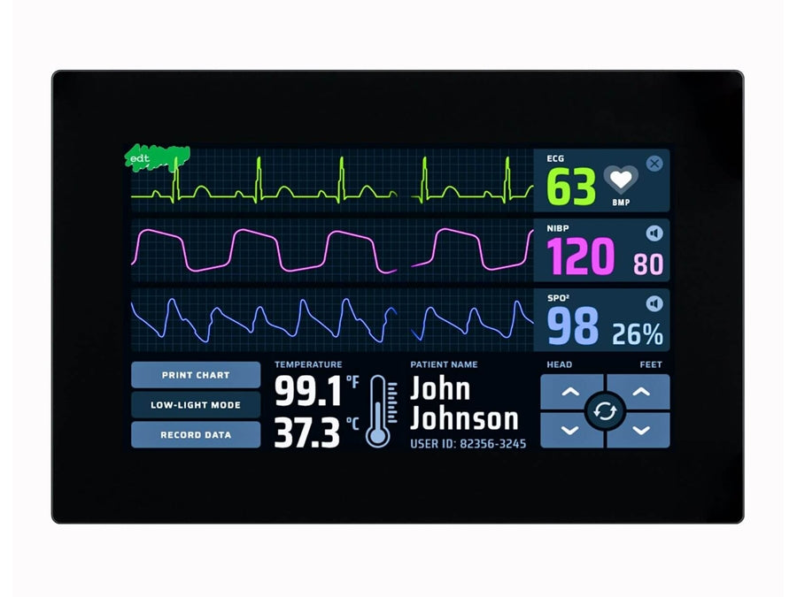 EDT 7" Touch panel - TFT LCD 800x480, Kapacitativ