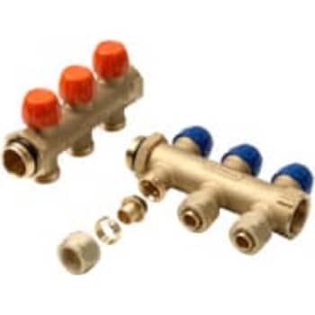 1" Wavin 4 fordeler rør t/16 mm Alupex