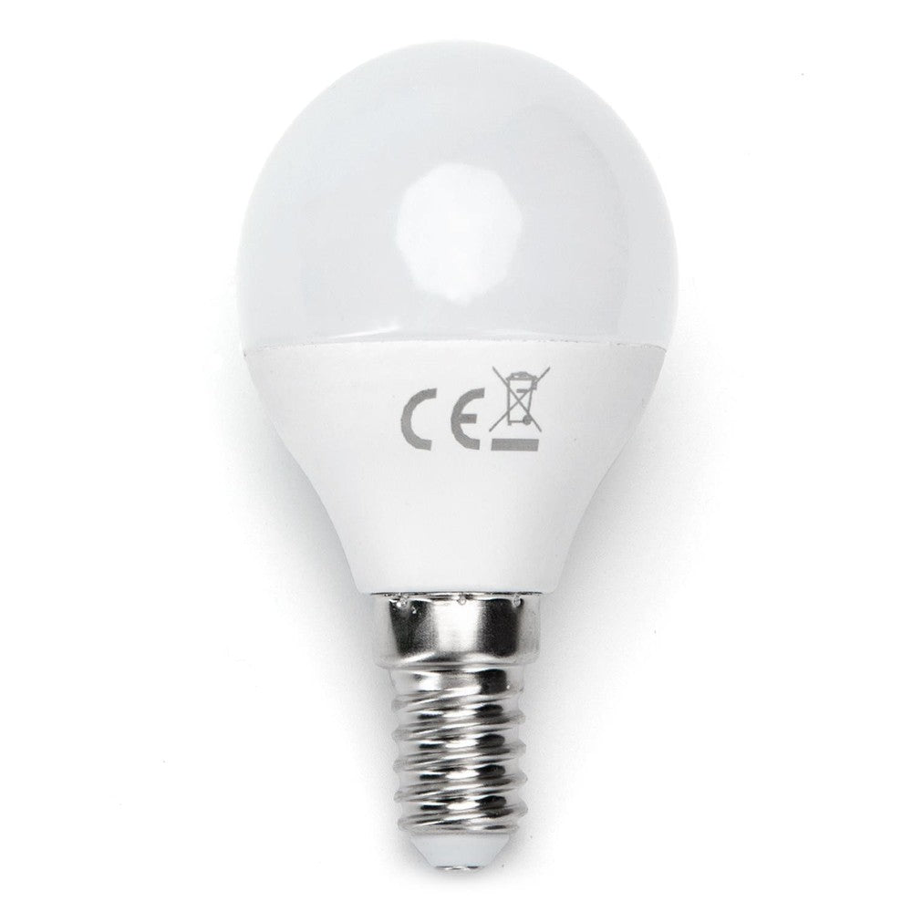 LED Pære A5 G45 med Stor Spredning E14 4.9W 4000K - Erstatter 37W, 230V, 420lm, RA80 - 3 Års Producentgaranti
