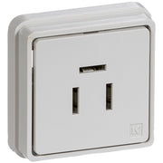 Fuga telefonudtag udvendig lysegrå