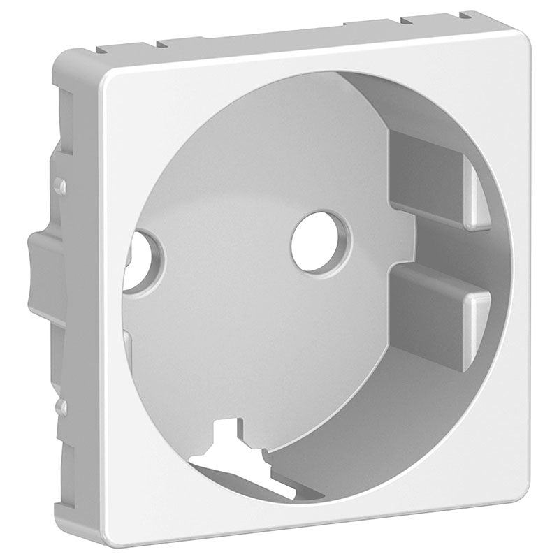 LK Fuga afdækning til 1m stikkontakt med sidejord - lysegrå