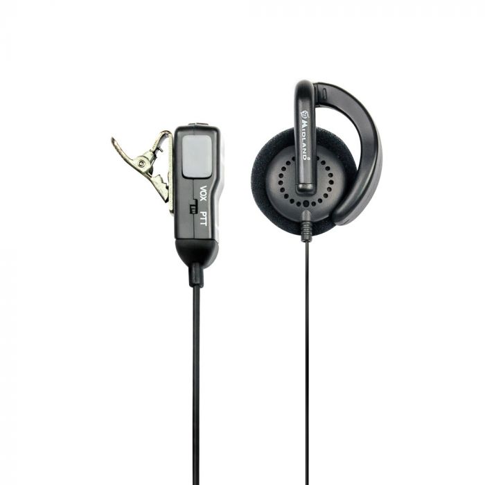 MA24-L - On-ear headset m. mikrofon (2 pin Midland)