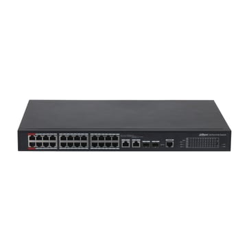 26-Port Managed Desktop Switch with 24-Port PoE PFS4226-24ET-360-V3