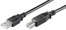 USB2.0 KABEL A - B M/M 5M SORT