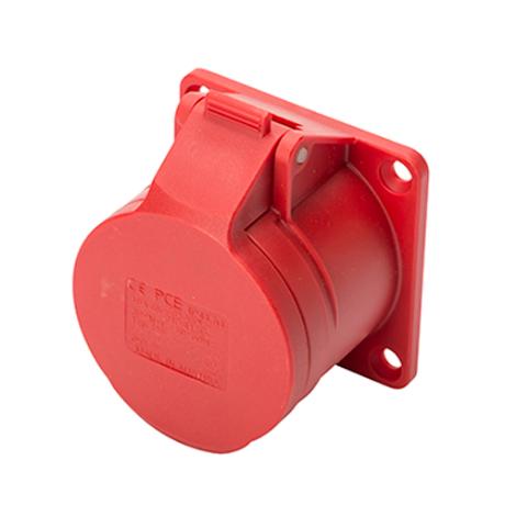 CEE flangestikdåse 16A 3P+N+J 400V lige