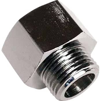 3/4" x 1/2" Spidsmuffe forkromet Messing Afzinkningsfri