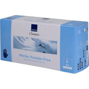 Abena Classic engangshandske, blå nitril, pudderfri, str. L