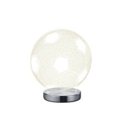 Ball LED bordlampe krom