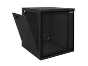 19" væg-rackskab - 12U B540xD550mm, Sort