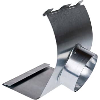 11" x 75 mm Tudstykke kvartrund Zink Plastmo